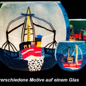 Leuchtglas Fischerboot II Art.Nr.21011