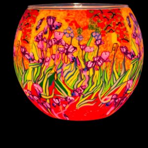 Leuchtglas Lilies Art.Nr.21403