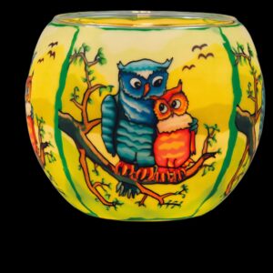 Leuchtglas Owls by Day Art.Nr.21110