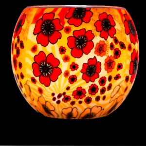 Leuchtglas Poppies Art.Nr.21418