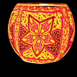 Leuchtglas Red Star Art.Nr.21311