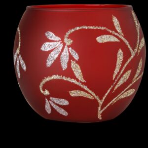 Leuchtglas Silver Flower large Art.Nr.21371