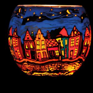 Leuchtglas Street by Night Art.Nr.21630