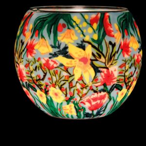 Leuchtglas Tropical Flowers Art.Nr.21412