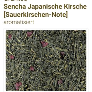 Sencha Japanische Kirsche [Sauerkirschen-Note] Art.Nr. 22436