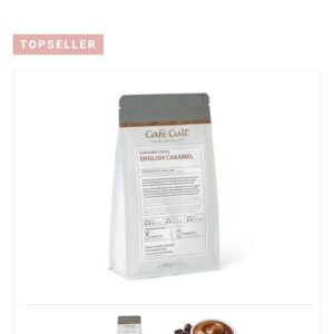 Kaffee „English Caramel“ in 250 g Tüte, gemahlen aromatisiert 12422