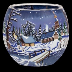 Leuchtglas Winter Village Blue  Artikel-Nr.: 21G2309